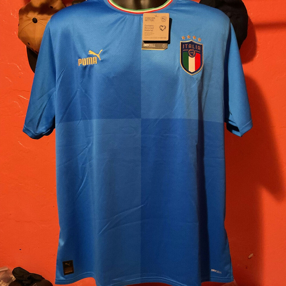 2022 Puma Italy National Team Authentic FIGC Home Jersey Kit Authentic Men's XL